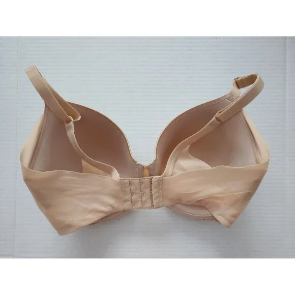 Wacoal Womens UK 32F/US 32G Ultimate Side Smoother Underwire T-Shirt Bra Beige - Picture 2 of 6